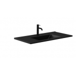 DOLCE Matte Black 900 Ceramic Basin-Top